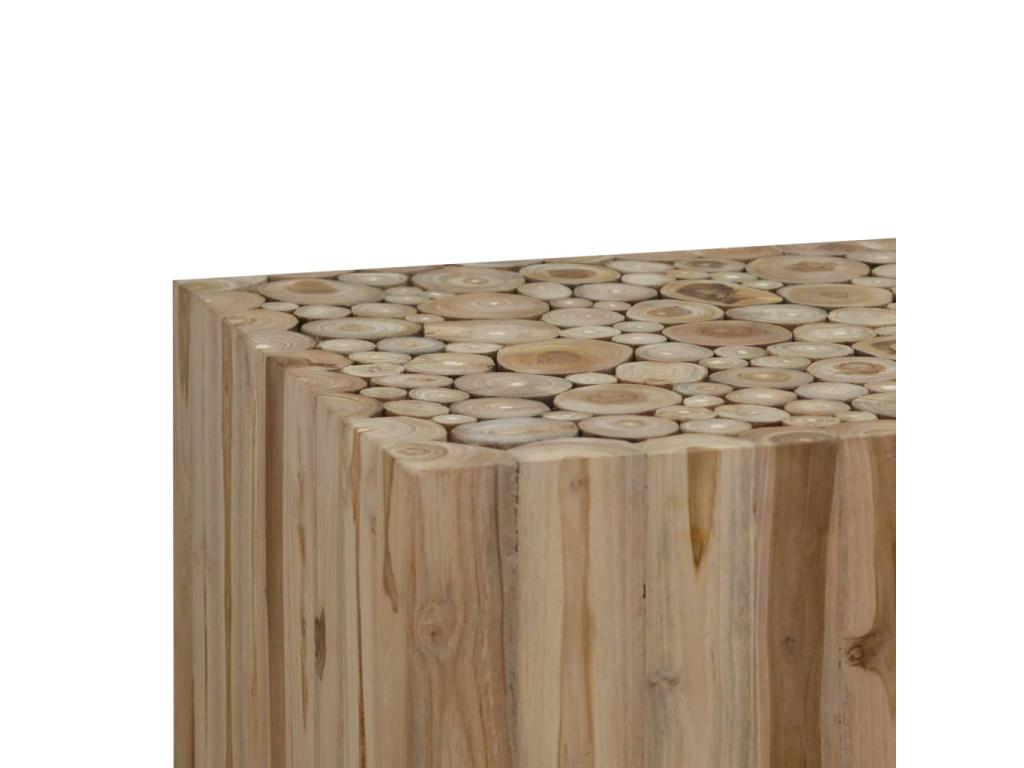 Authentic teak coffee table 50x50x35 cm QSTJ00187