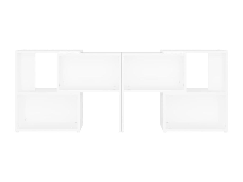 White TV stand 104x30x52 cm Engineered wood MTVK55377