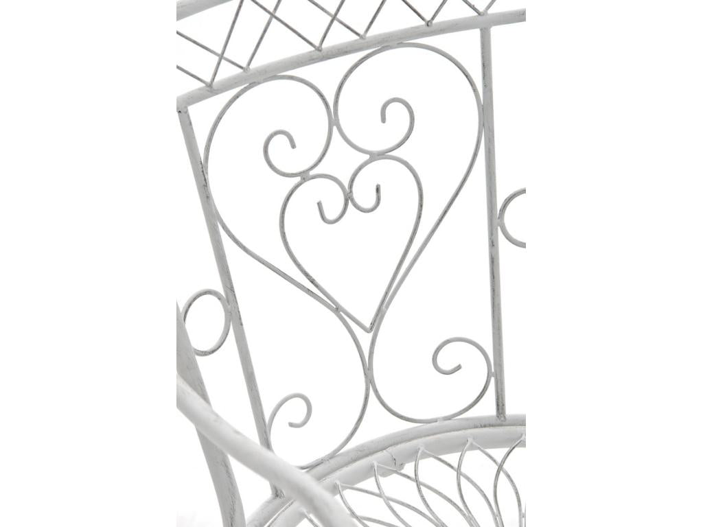 Garden chairs - Metal / Metal - Antique white - Luxameub RNMW86203