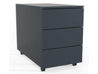 Mobenze Cabinet, Mobenze Storage Unit, Mobenze Office Cabinet with 3 Drawers, Anthracite - 70 INAO42717