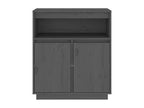 Grey Buffet 70x34x80 cm Solid Pine Mobenze ZEXN56615