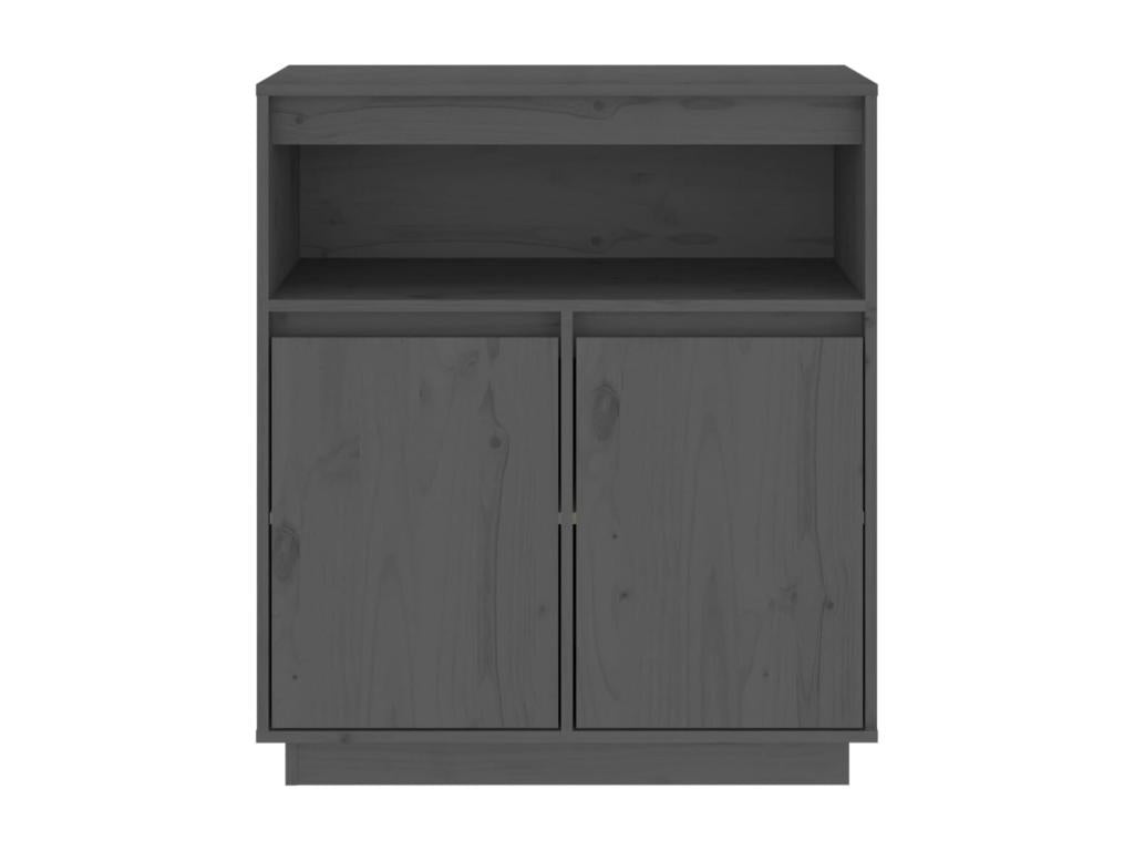 Grey Buffet 70x34x80 cm Solid Pine Mobenze ZEXN56615