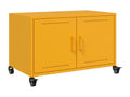 Mustard yellow TV stand 68x39x43.5 cm cold-rolled steel WZHD15557