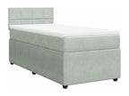 Mobenze bed base and light grey mattress 90x200 cm Mobenze XQEB50954