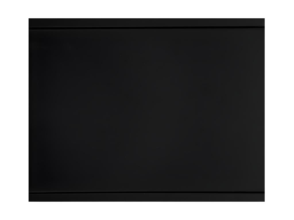 4-niche shelf, Black/Glass - Luxameub BCXE13442