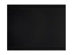 4-niche shelf, Black/Glass - Luxameub BCXE13442