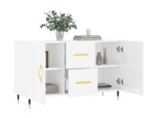 High-gloss white sideboard 100x36x60 cm Mobenze engineering FKIG07117