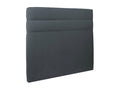 Mobenze Lines Headboard, Anthracite Grey, 140 cm W x 10 cm D, Padded, IFNH47438