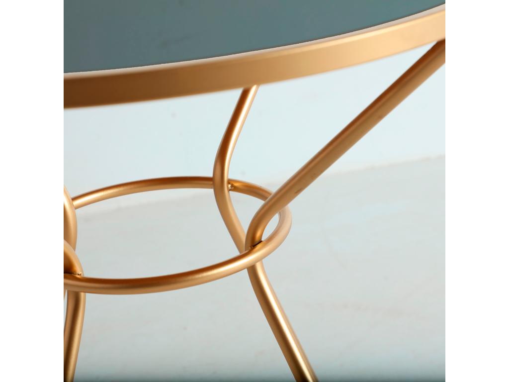 Gold iron coffee table 50x50x55 cm WSOZ18024