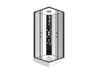 Corner shower enclosure with hydromassage - 80 x 80 x 225 cm - Mobenze CTQY51400