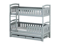 Mobenze BB001 Bunk Beds 80x160 cm Grey KPJP78307