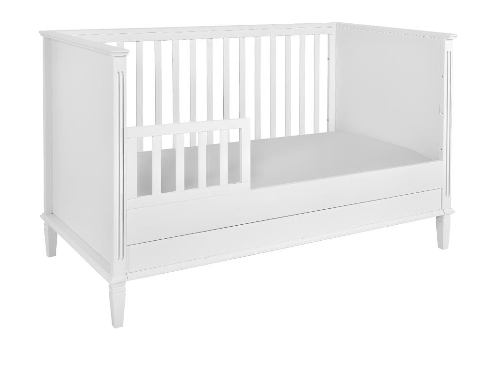 Convertible bed 70x140 and 3-drawer chest Mobenze White PVWE54859