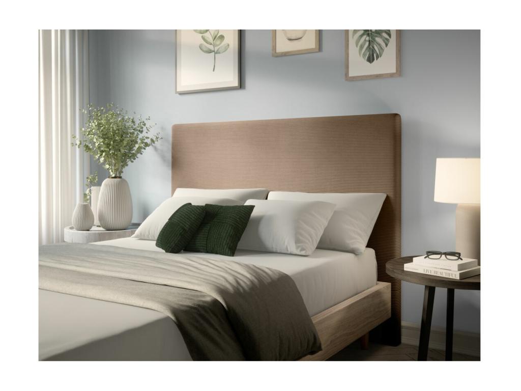 Mobenze headboard in ribbed Mobenze - Mobenze - Width 140 cm JQAW05520