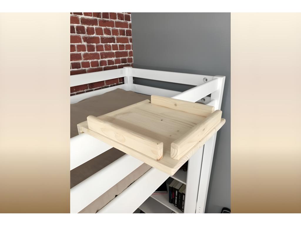 bedside shelf in fir - Natural brushed Mobenze BYNY30956