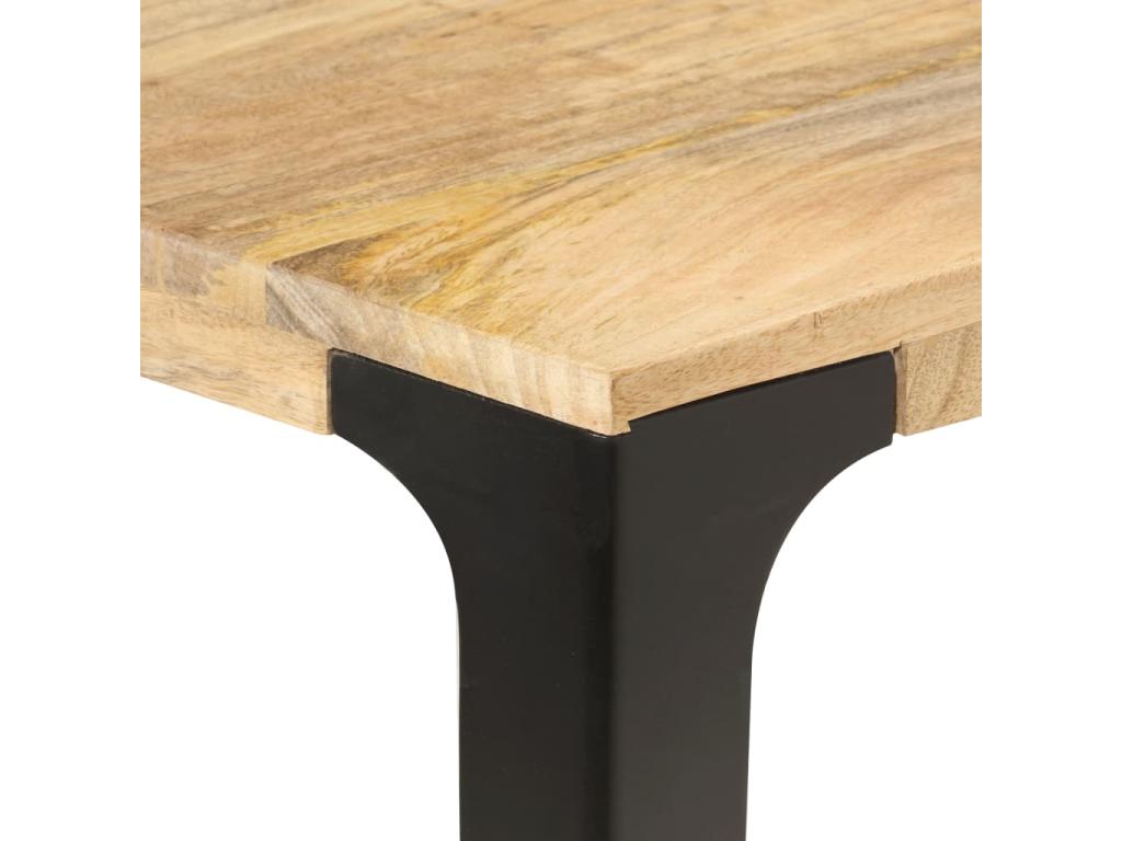 Dining table 160x80x76 cm Solid mango wood Mobenze SFIK70932