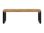 Coffee table 100x50x35 cm Solid mango wood and steel RONB27028