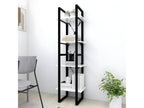 4-Tier Bookshelf, White, 40x30x140 cm, Chipboard, MTQB09625
