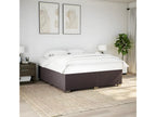 Dark Brown Bed Frame 180x200 cm Fabric KZEN04966