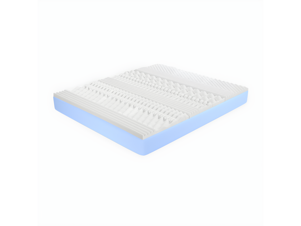 Luxameub Foam Mattress 150x190 cm, 25 cm high - Removable cover with Luxameub Aloe Vera coating - Evolution XGYC59300