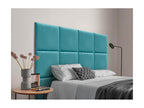 Luxameub PINPAI fabric upholstered headboard composed of interchangeable self-adhesive bed panels for luxury bedroom turquoise 190 cm MCYX67626