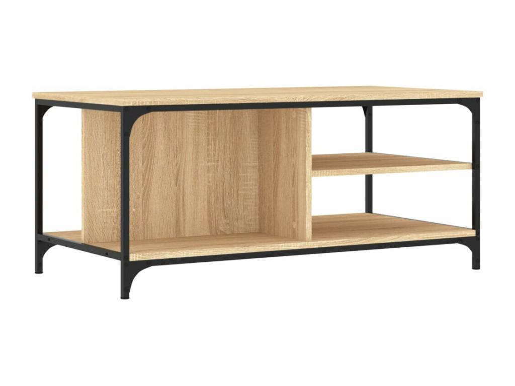 Coffee table in Mobenze oak, 100x50x45 cm, engineered Mobenze KGIC63086