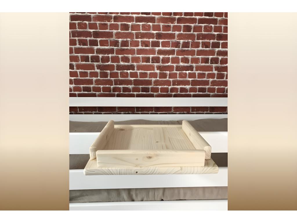 bedside shelf in fir - Natural brushed Mobenze BYNY30956