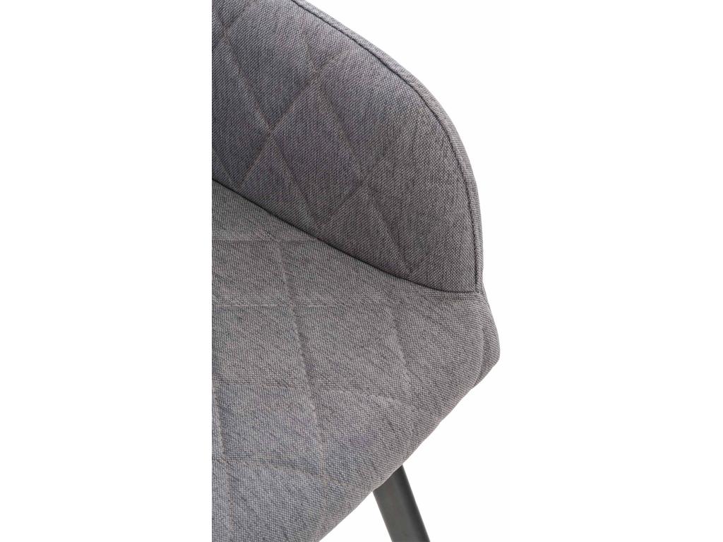 Gondola chair - Fabric / Metal - Grey - Mobenze BAJF70166