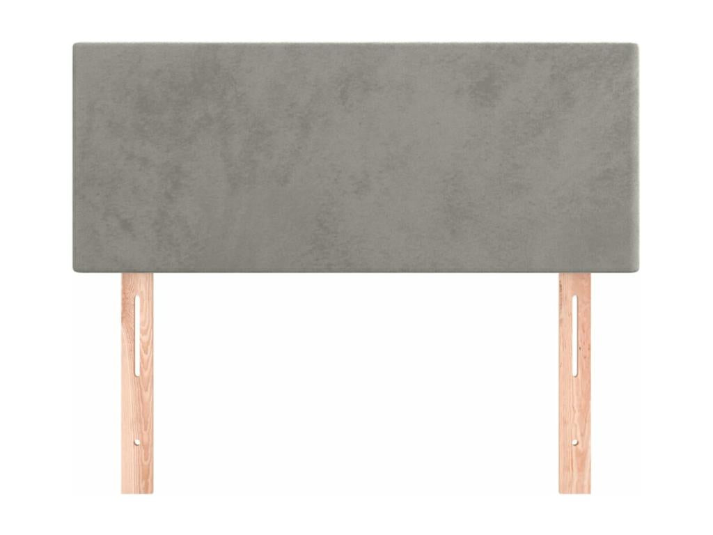 Light Grey Headboard 90x5x78/88 cm Mobenze ZOSP58163