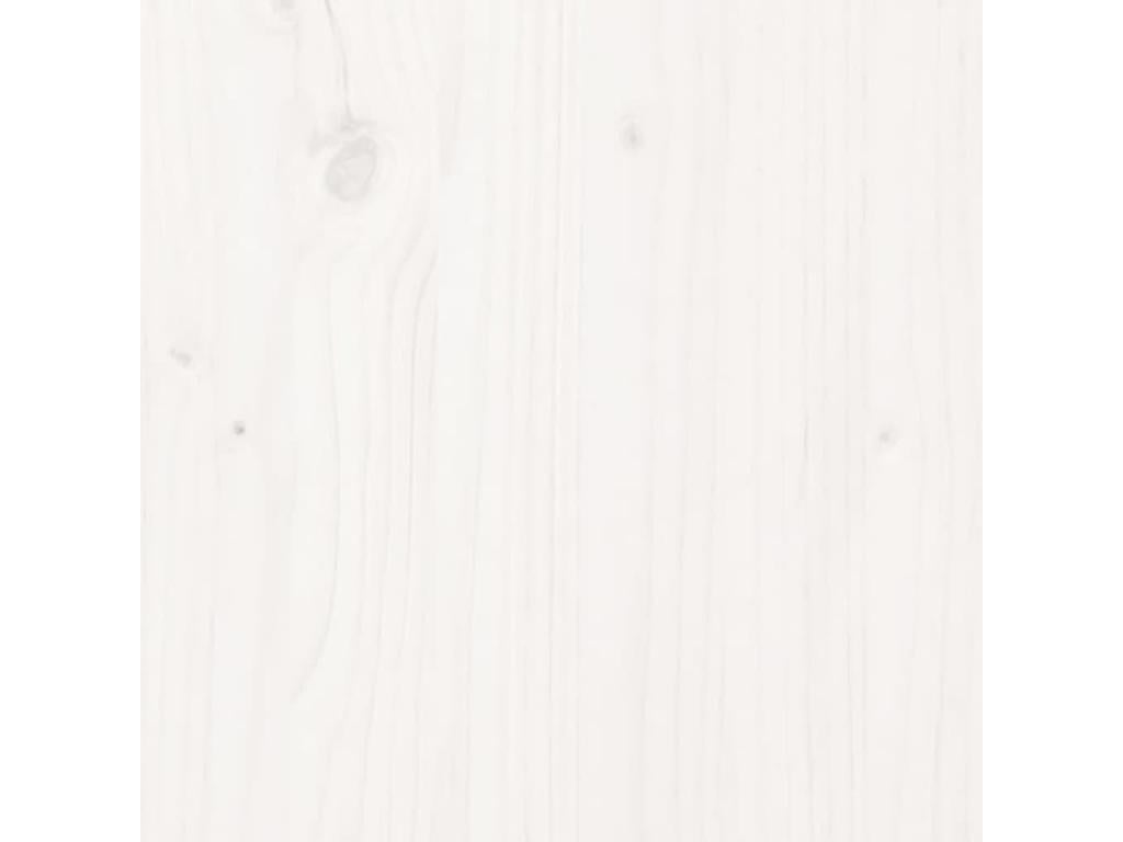 White Headboard 138x3x81 cm Solid Pine Mobenze YUHA17727