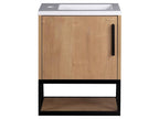Wall-hung washbasin unit with niche - 40 cm - Light natural color - Mobenze VFHC28060