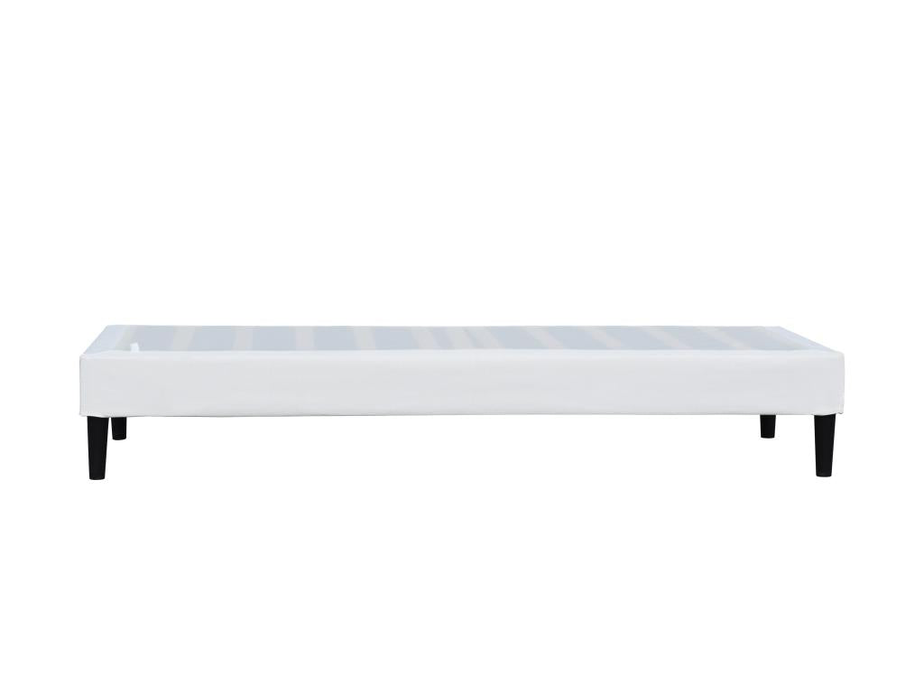 70x190 cm white removable bed base with 20 cm legs and 13 cm Mobenze - 220g/m2 PVC cover HUNR38131