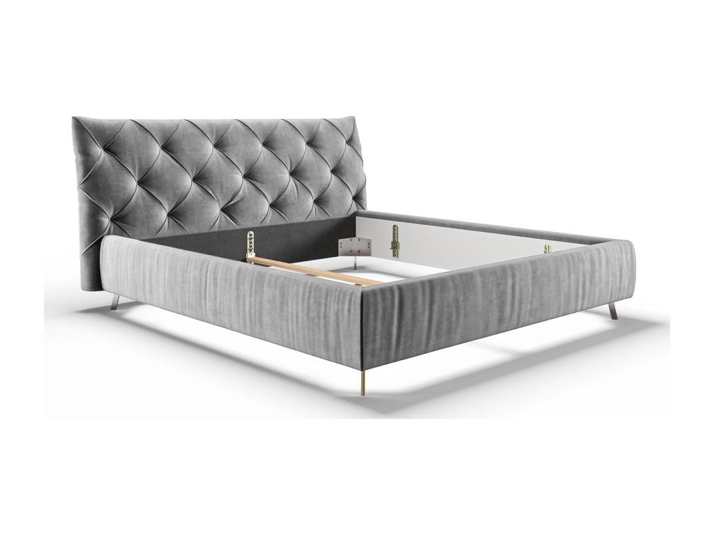 Bed - silver - Mobenze RZFW72609
