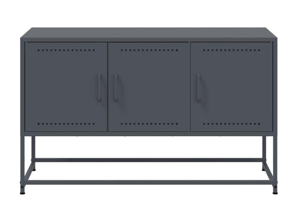 Anthracite TV stand 100.5x39x60.5 cm steel BYKO80557