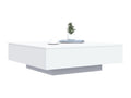 White coffee table 100x100x31 cm Mobenze engineering IMNF05576