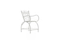 Garden chairs - Metal / Metal - Antique white - Luxameub RNMW86203