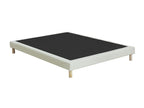 Upholstered decorative bed base 160x200 cm - Beige - Mobenze LSTQ42045