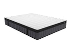 140x190 cm hybrid mattress with 7-zone pocket springs and cooling memory foam, 25cm thick - Mobenze LNZZ12530