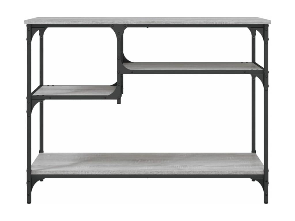 Console table with shelves, Mobenze grey, 100x35x75 cm, VAKB38080