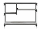 Console table with shelves, Mobenze grey, 100x35x75 cm, VAKB38080