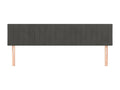 2-piece headboard set, dark grey, 90x5x78/88 cm, velvet, XCPT12396
