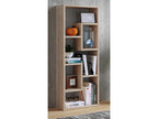 Mobenze freestanding shelf, bookshelf, media shelf, storage, room divider, decorative shelf, Vilo honey oak, ANYP09544