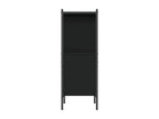 Black bookcase 72x28x77.5 cm Mobenze engineering CPLS85037