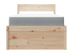 Bed with drawers and mattress 90x200 cm Mobenze solid pine EVPE82439