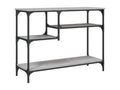 Console table with shelves, Mobenze grey, 100x35x75 cm, VAKB38080
