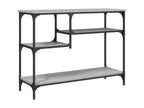 Console table with shelves, Mobenze grey, 100x35x75 cm, VAKB38080