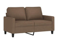 2-seater sofa, brown, 120 cm, fabric, UWDR00015