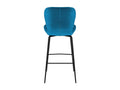 Set of 2 blue Mobenze bar stools, 75 cm - Mobenze URZG91286
