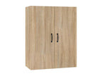 Luxameub Oak Wall-Mounted Wardrobe 69.5x34x90 cm Engineered Wood IYEY10955