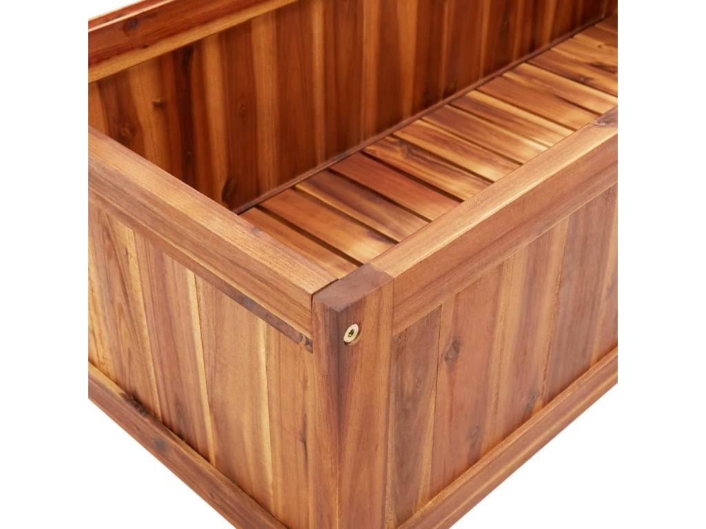 Raised bed planter for plants, Mobenze brown, 85x38x150 cm, 02 0000963 IOAK48792