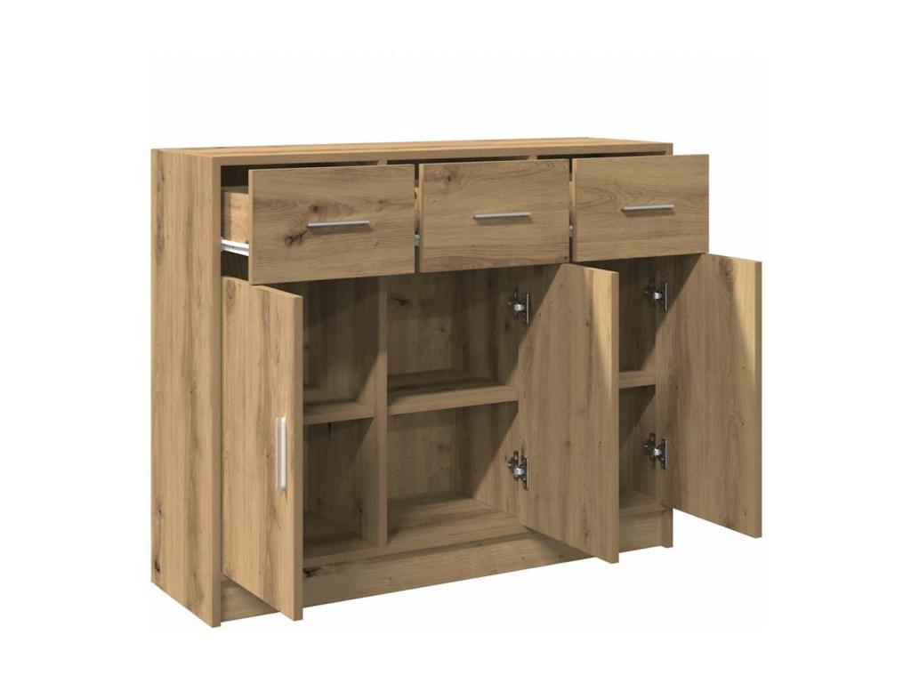 Handcrafted oak sideboard 91x28x75 cm Mobenze engineering JRTJ68703